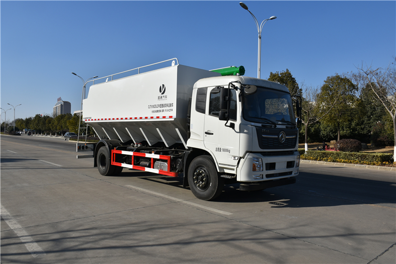 單橋東風(fēng)天錦散裝飼料運(yùn)輸車(chē)