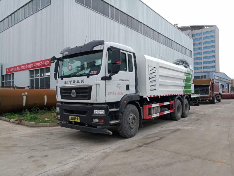 重汽汕德卡抑塵車，重汽霧炮車，重汽灑水車